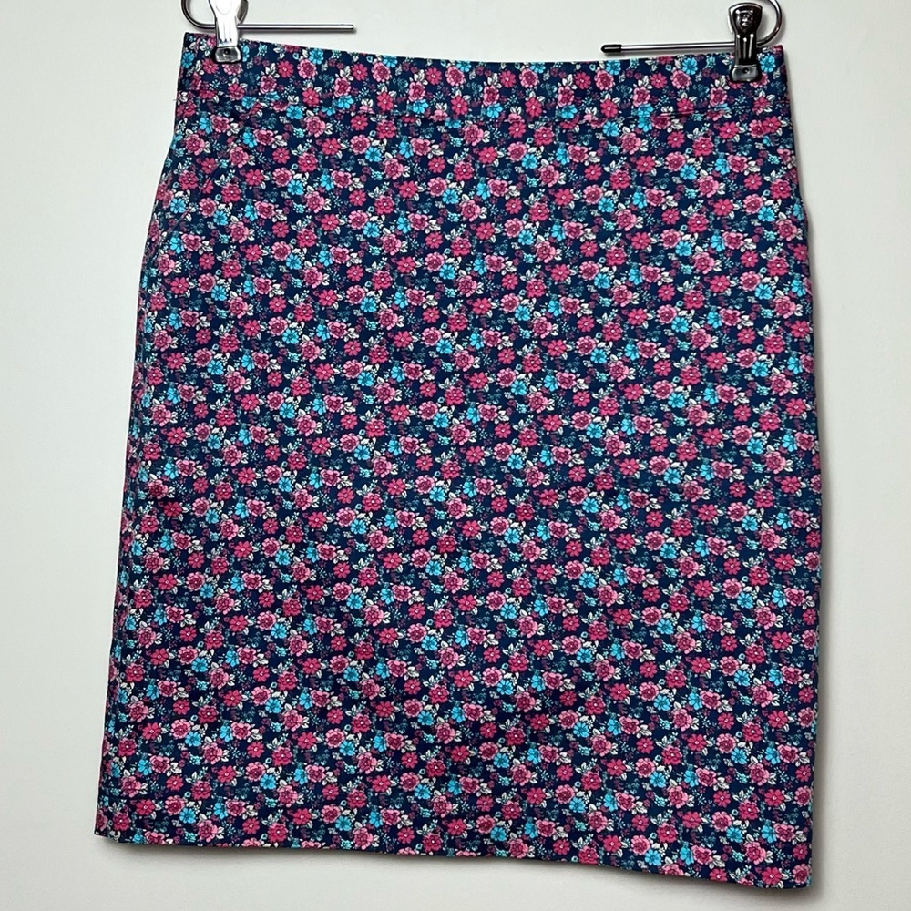Brooks Brothers Floral Print Straight Pencil Skirt Sz 6